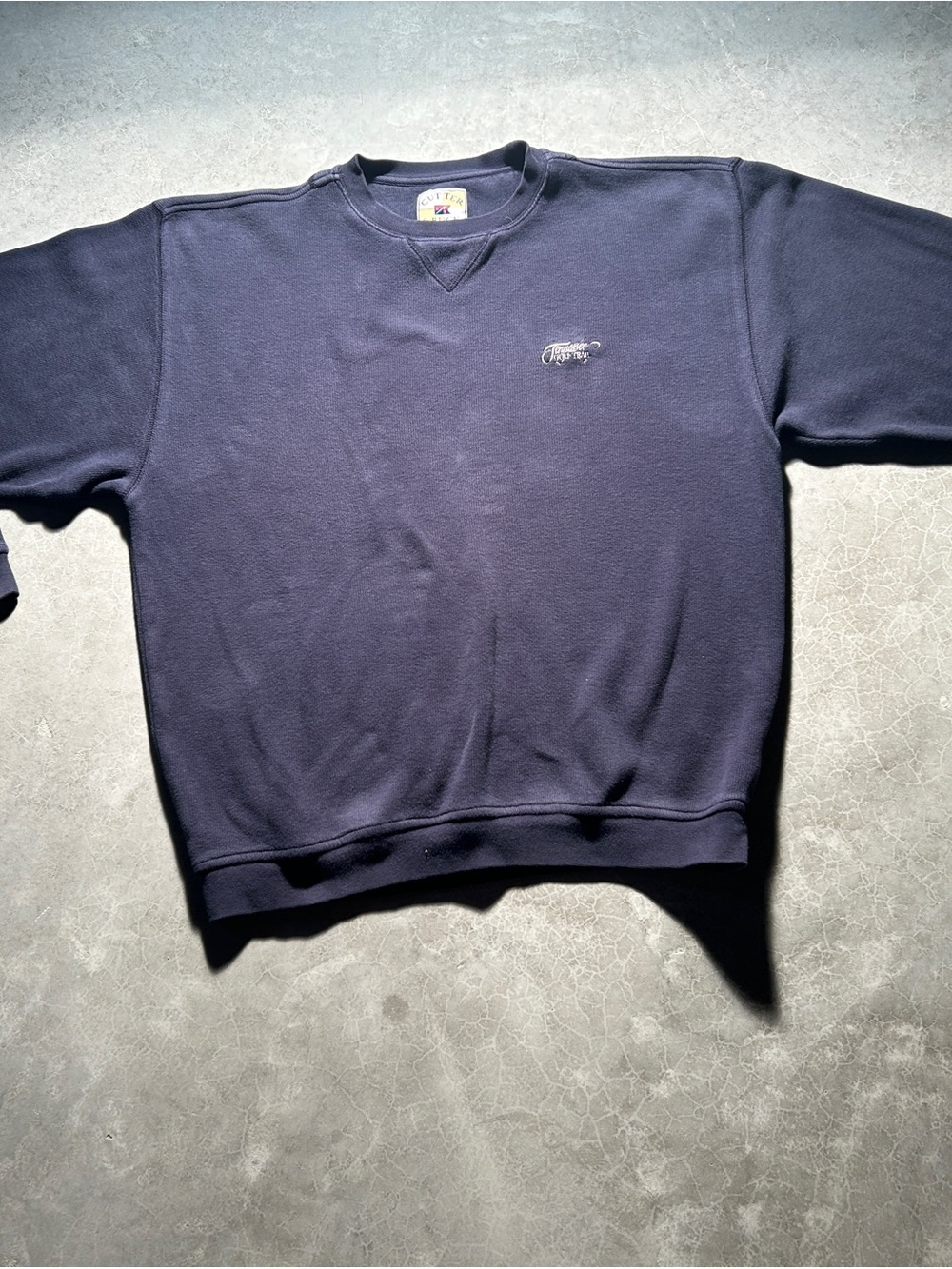 Cutter & Buck Navy Crewneck Sweatshirt